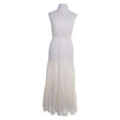 Shirt dress (White) from Desigual Cotton, Polyamide, Viscose
