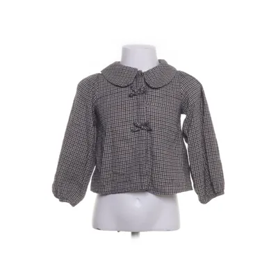Blouse (Beige, Black) from Zara Cotton, Polyester, Viscose