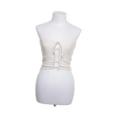 Tube top (Wit) van Bershka Viscose, Polyamide