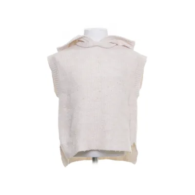 Short sleeve hoodie (Beige) from Zara Acrylic, Polyester, Elastane