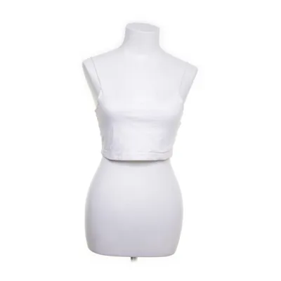 Crop Top (Weiß) von LTB Baumwolle, Elasthan