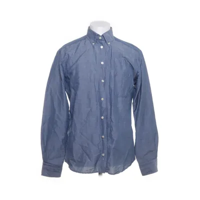 Button down shirt (Blue) from Eton Linen, Cotton