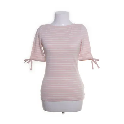 T-shirt (Pink, White) from Lauren Ralph Lauren Cotton, Elastane