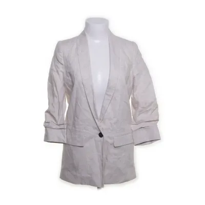 Blazer (Gray) from Mango Suit Cotton, Polyester, Linen