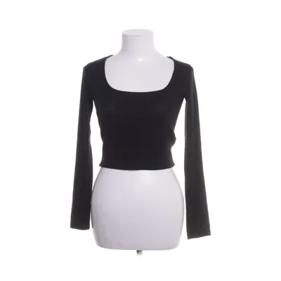 Crop Top (Schwarz) von Zara Elasthan, Polyester, Viskose