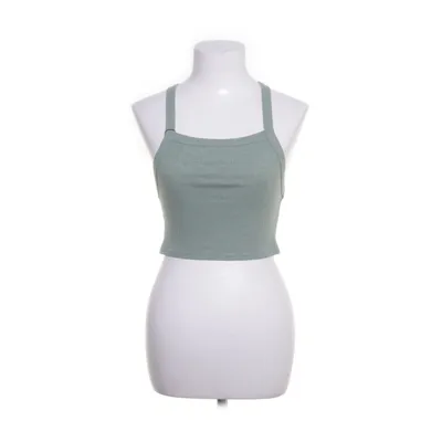 Halter neck top (Green) from American Eagle Cotton, Elastane, Polyester