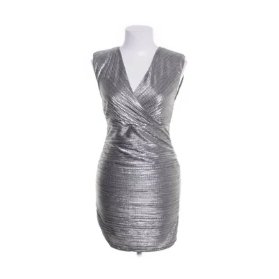 Cocktail dress (Silver) from Bershka Special Edition Polyester