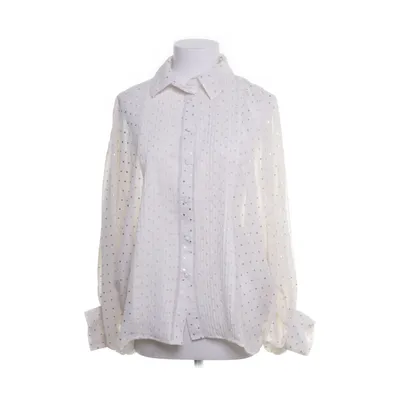 Blouse (Beige, Goud) van Zara Polyester