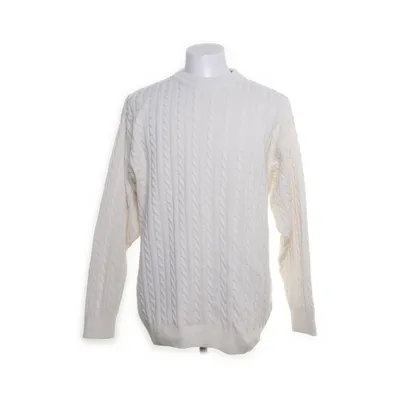 Sweater (White) from Allan Clark Acrylic, Cotton