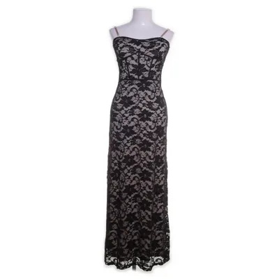 Maxikjole (Sort, Beige) fra Fashion Wave Elastan, Polyester, Viscose