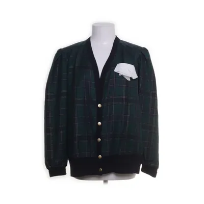 Blazer (Green, Multicolored) from Frankenwälder Polyester, Wool