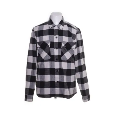 Flannel shirt (Black, White) from Sandro Cotton, Polyester