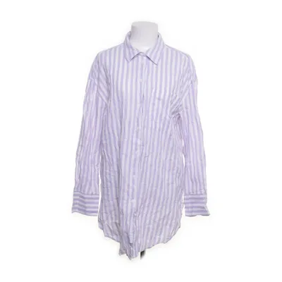 Skjorta (Lila, Vit) från H&M Linne, Bomull