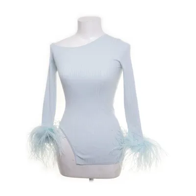 Trui (Blauw) van Lapointe Wol, Zijde, Kasjmier, Elastaan