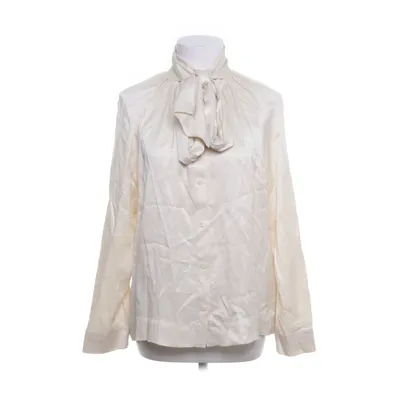 Pussy bow blouse (Beige) from Rodebjer Cupro, Viscose