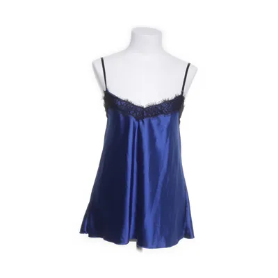 Pyjamaoberteil (Blau, Schwarz) Polyester