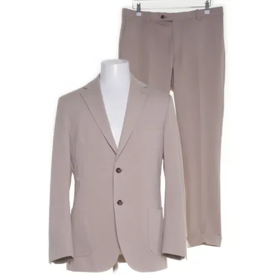 Kostym (Beige) från Morris Bomull, Polyester, Viskos