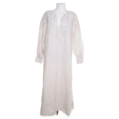 Maxikleid (Beige) von H&M Baumwolle, Polyester