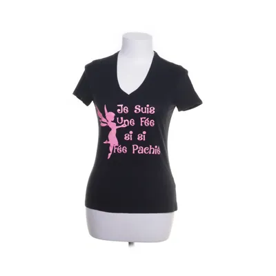 T-shirt (Zwart) van Organic Cotton Katoen