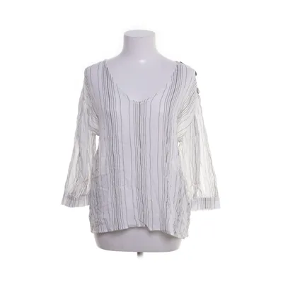 Blouse (White, Gray) from Blendshe Cotton