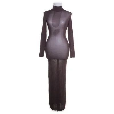 Långklänning (Brun) från Lacademie Viskos, Nylon