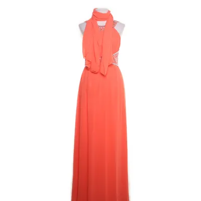Aftonklänning (Orange) från Scala Elastan, Polyester