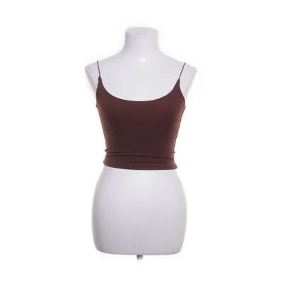 Crop top (Bruin) van Chiquelle Polyester, Elastaan