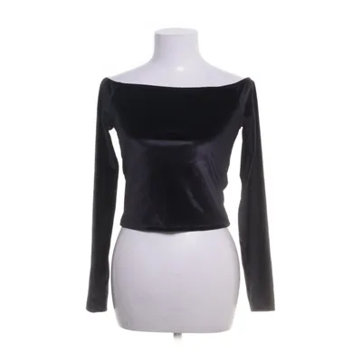 Crop top (Zwart) van FB Sister Elastaan, Polyester
