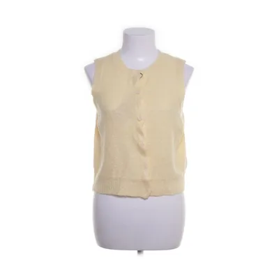 Gilet (Geel) van Reclaimed Vintage Acryl, Katoen, Polyamide