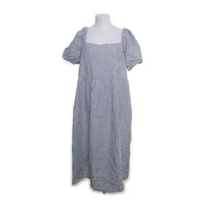 Jurk (Blauw, Meerkleurig) van H&M Premium Quality Katoen, Linnen