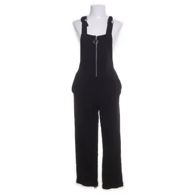 Tuinbroek (Zwart) van Mango Casual Polyester, Viscose, Elastaan, Katoen