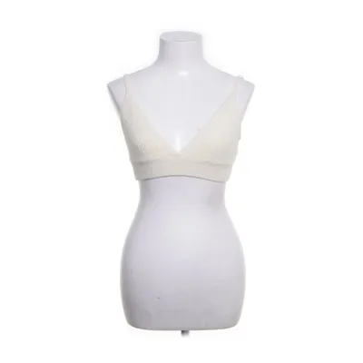 Crop top (Off-white) from Bershka