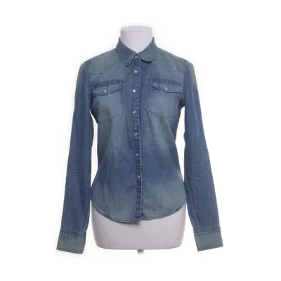 Denim blouse (Blauw) van Hilfiger Denim Katoen