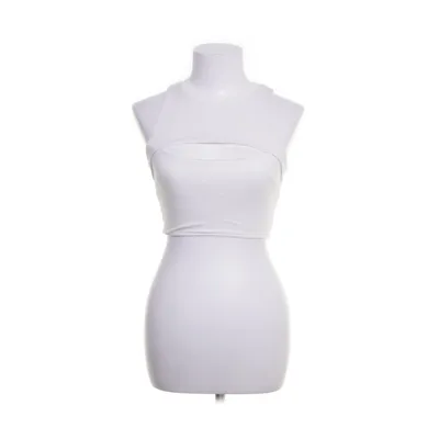 Crop top (Wit) van Hours Viscose, Nylon, Elastaan, Polyester, Katoen