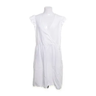 Wrap dress (White) from KappAhl Linen, Viscose