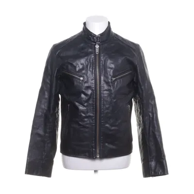 Leren jack (Zwart) van Rock'n Blue Polyester, Leer