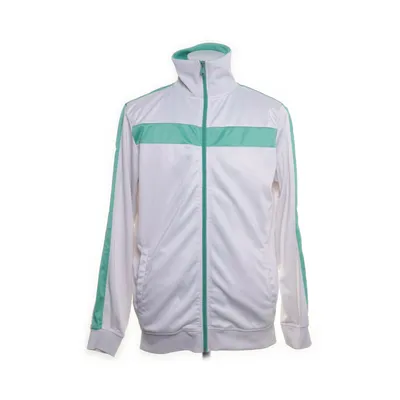 Sports jacket (White, Green) from FSBN Fishbone Polyester