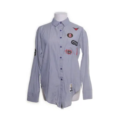 Shirt (Blue, Multicolored) from Megi Collection Cotton