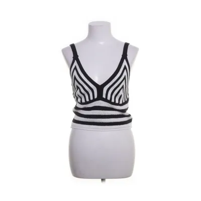 Tanktop (Zwart, Wit) van NA-KD Acryl, Katoen