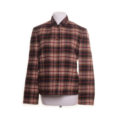 Overshirt (Brown, Multicolored) from Hirsch Wool, Elastane
