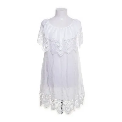 Jurk (Wit) Katoen, Polyester