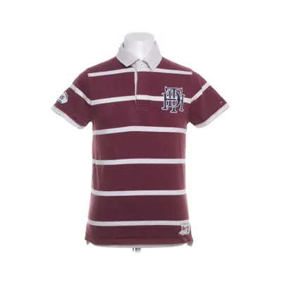 Poloshirt (Rood, Wit) van Hilfiger Denim Katoen