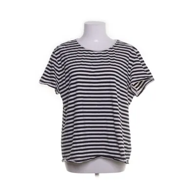 Top (Zwart, Wit) van H&M Katoen, Elastaan