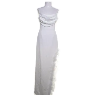 Aftonklänning (Vit) från Trendyol Elastan, Polyester