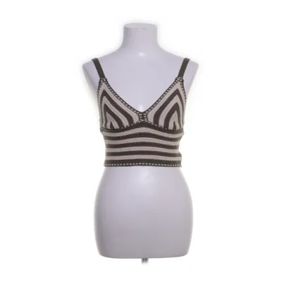 Crop top (Grøn, Beige) fra Stradivarius Akryl, Bomuld
