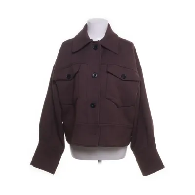Skjortejakke (Brun) fra Meotine Polyester, Rævepels, Viscose