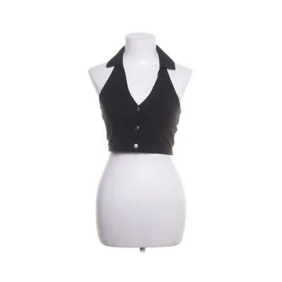 Haltertop (Zwart) van Divided by H&M Elastaan, Polyamide, Viscose