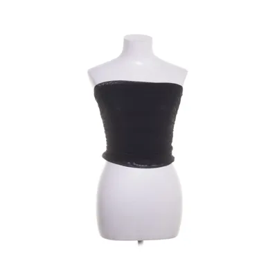Tube top (Zwart) van Gina Tricot Elastaan, Polyester