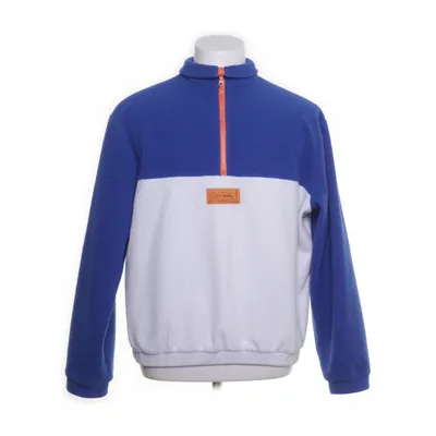 Fleece sweater (White, Blue) from Local Heroes Polyester