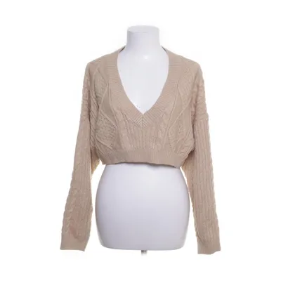 Crop top (Beige) van Collusion Acryl